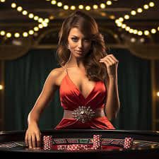 Live dealer confirming winning number during French Roulette spin